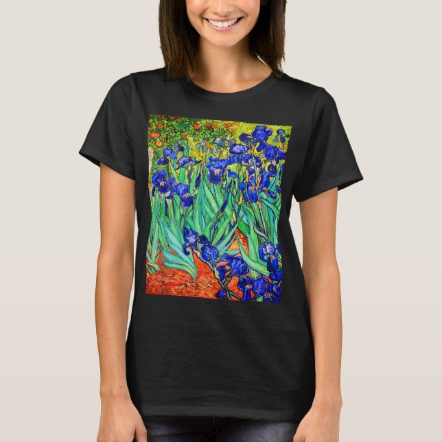 Irises von Vincent Van Gogh T-Shirt (Vorderseite)