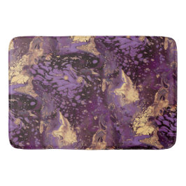 Irisgoldfarben wirbeln: badematte