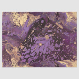 Irisgoldfarben wirbeln: seidenpapier