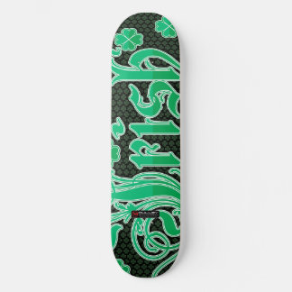 Irish 4-Blatt-Skateboard-Design Skateboard