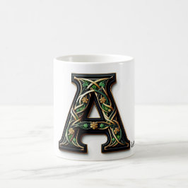Irish A Monogram Coffee Mug Kaffeetasse