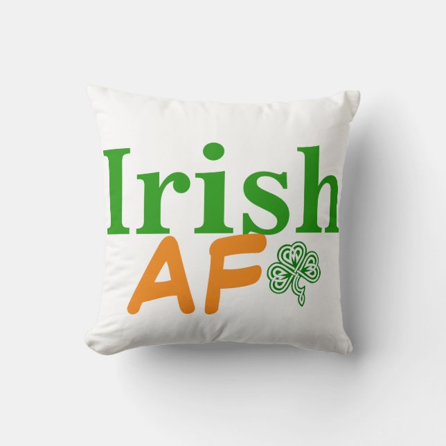 Irish AF Funny Kissen (Vorderseite)