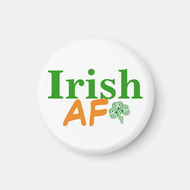 Irish AF Funny Magnet (Vorne)