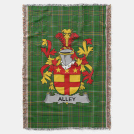 Irish Alley Coat of Arms Familienwappen Irland Decke