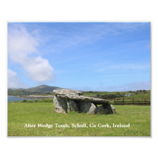 Irish Alter Wedge Tomb, Schull, Co Cork, Irland Fotodruck