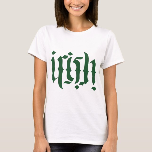 Irish Ambigram Logo T-Shirt (Vorderseite)