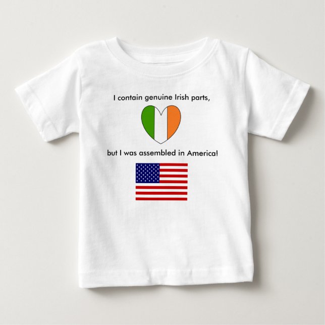 Irish American Baby Baby T-shirt (Vorderseite)