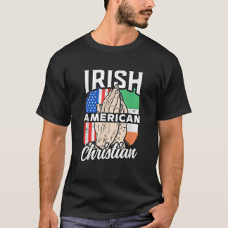 Irish American Christlich Ireland Family Roots US T-Shirt
