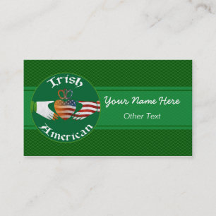 Irish American Claddagh Custom Business Cards Visitenkarte