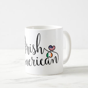 Irish American Entwined Hearts Tasse
