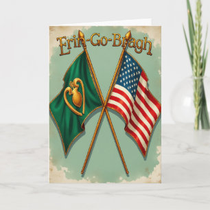 Irish-American-Erbe-Karte Karte