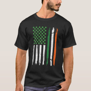 Irish American Flag Ireland Flag Happy St Patricks T-Shirt