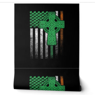 Irish American Flag Ireland Flag ST PATRICKS DAG Tapete