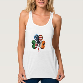 Irish American Unity Kleeblatt Design Tank Top