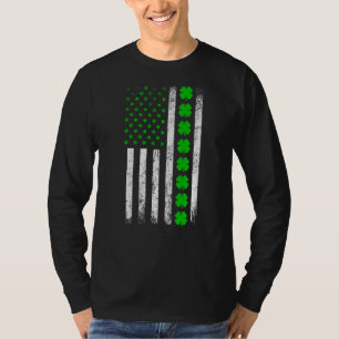 Irish American Vertical Flag St Patrick S Day Sham T-Shirt