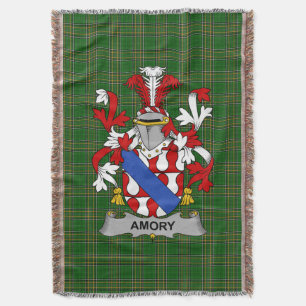 Irish Amory Coat of Arms Familienwappen Irland Decke