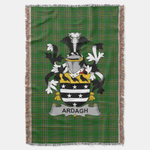 Irish Ardagh Coat of Arms Familienwappen Irland Decke