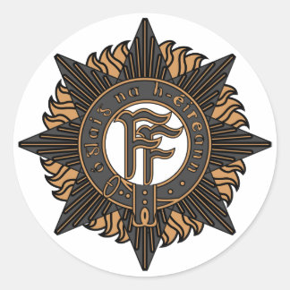 Irish Army Runder Aufkleber