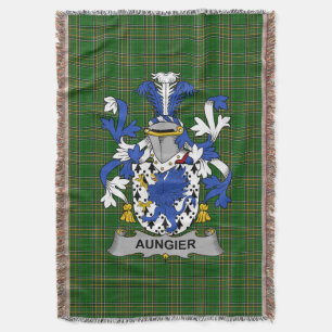 Irish Aungier Coat of Arms Familienwappen Irland Decke