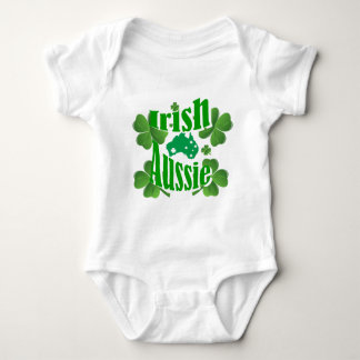 Irish Aussie Baby Strampler