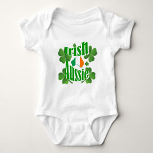 Irish Aussie Baby Strampler