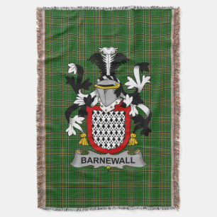Irish Barnewall Coat of Arms Familienwappen Irland Decke