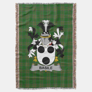 Irish Basile Coat of Arms Familienwappen Irland Decke