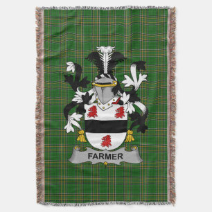 Irish Bauer Coat of Arms Familienwappen Irland Decke