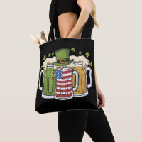 Irish Beer Ireland USA American Flag St Patrick's