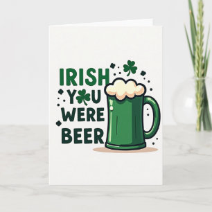 Irish Beer Love You Karte