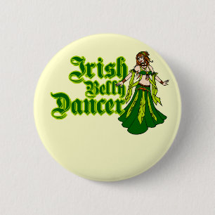 Irish Belly Dancer Button