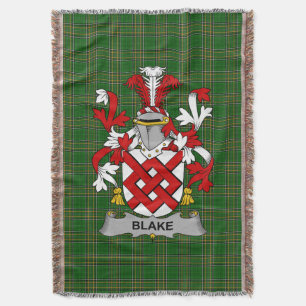 Irish Blake Coat of Arms Familienwappen Irland Decke