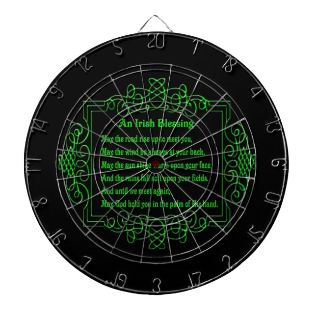 Irish Blessing Dart Board Dartscheibe (vorne)
