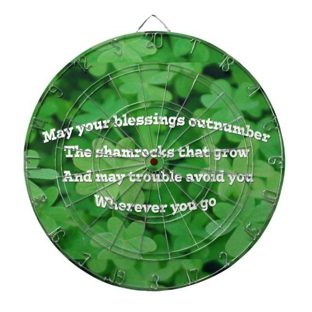 Irish Blessing Dartscheibe (vorne)