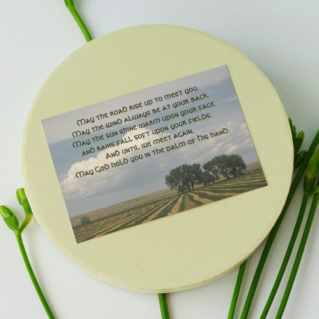 Irish Blessing Farmland Foto Blank Karte (Von Creator hochgeladen)