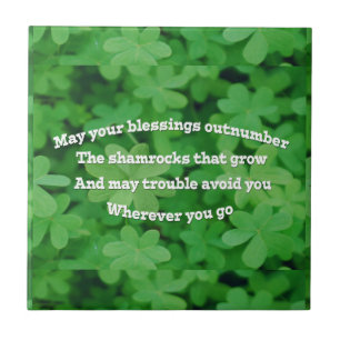 Irish Blessing Fliese