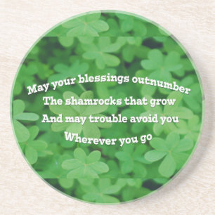 Irish Blessing Getränkeuntersetzer