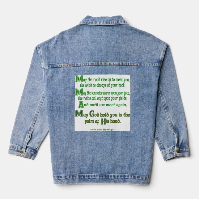 Irish Blessing May the Road Rise to Meet You (Verso)