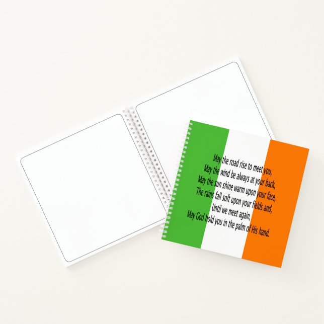 Irish Blessing Notizbuch (Innenseite)