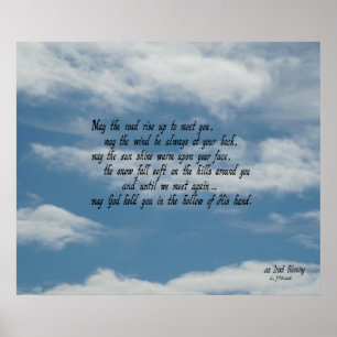 Irish Blessing Poster