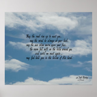 Irish Blessing Poster