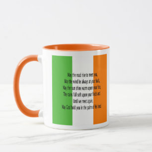 Irish Blessing Prayer Tasse