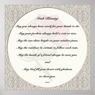 Irish Blessing Print Poster