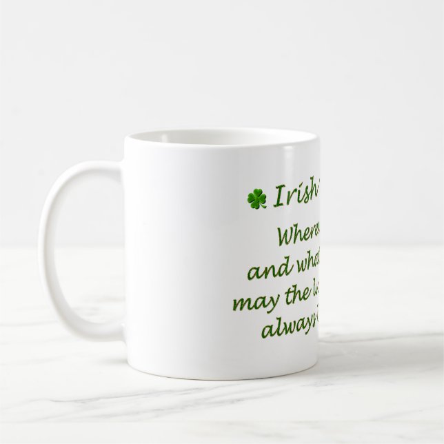 Irish Blessings - Mug de café (Gauche)