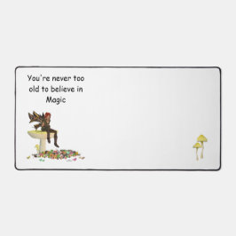 Irish Boy Fairy auf Mushroom Desk Mat Schreibtischunterlage