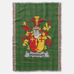 Irish Branigan oder O_Branagan Coat of Arms Family Decke