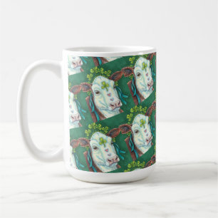 IRISH BRED ST. PATRICK'S DAHEIFER, KLEEBLATT COW KAFFEETASSE