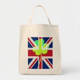 Irish British Flag Kleeblatt Clover St Patrick Ver Tragetasche