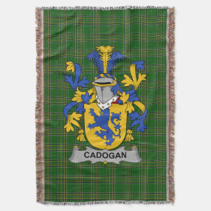 Irish Cadogan Coat of Arms Familienwappen Irland Decke