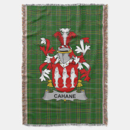 Irish Cahane oder O_Cahane Coat of Arms Family Cre Decke